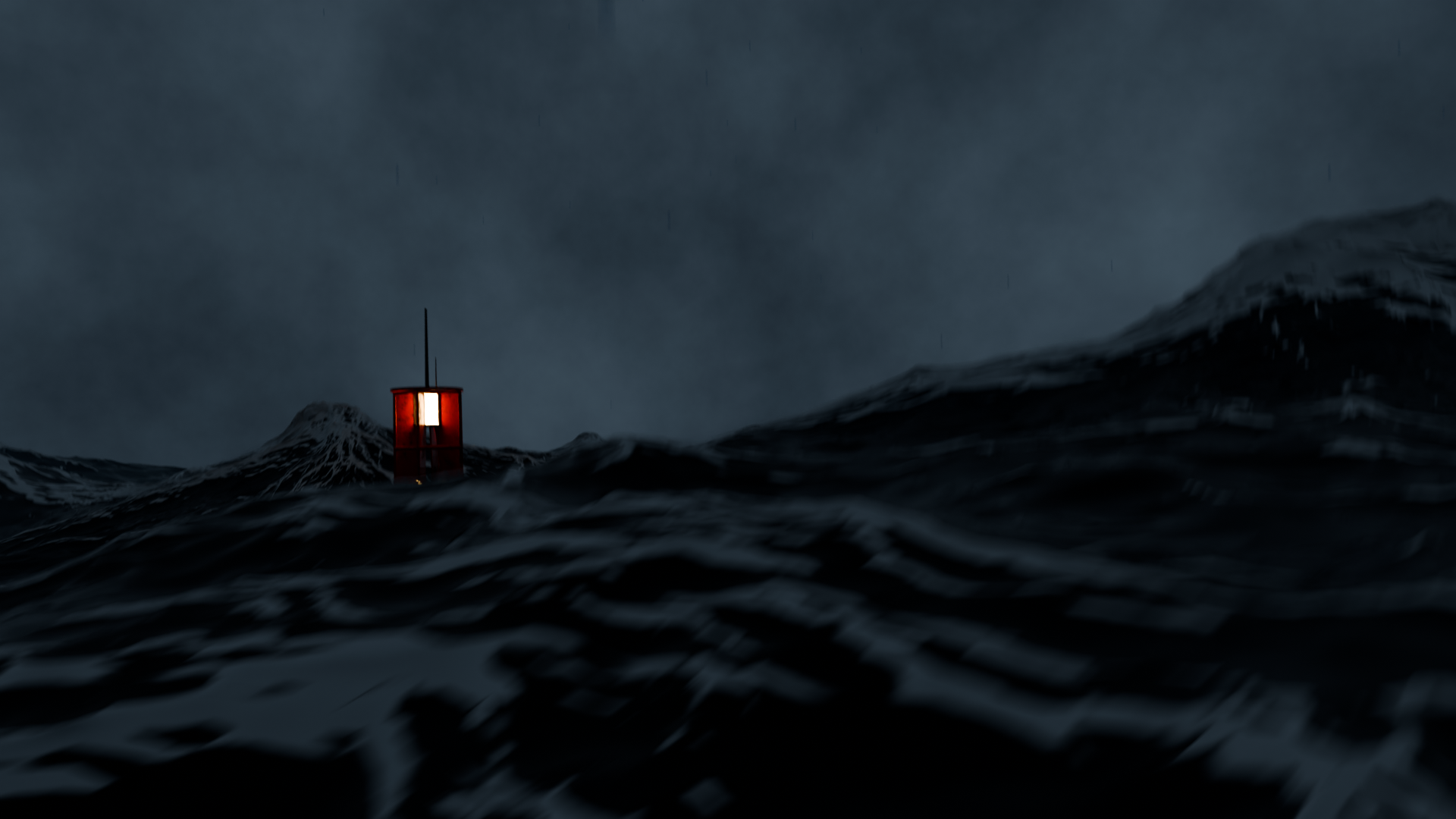 Navigation Buoy — Emissive Material